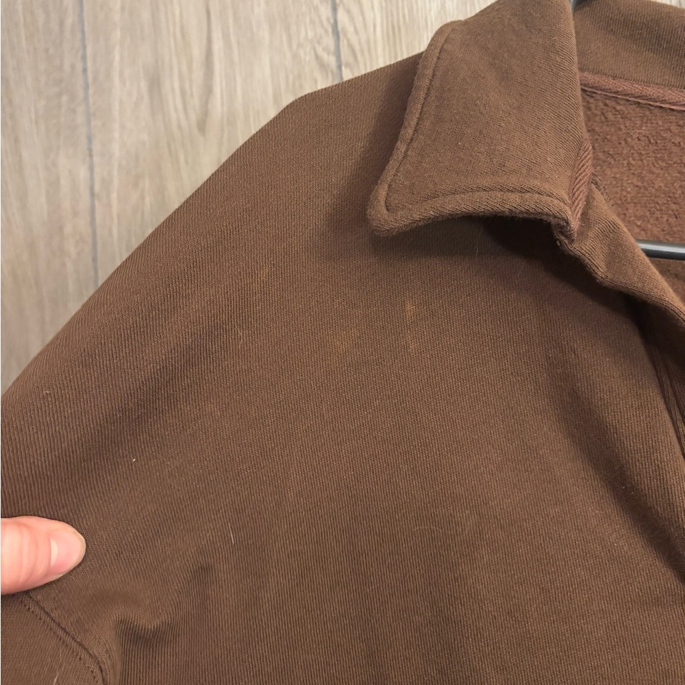 Old Navy Brown Collared Pullover Sweater - Picture 2 of 4